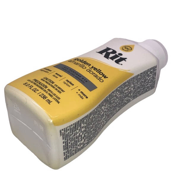 New Sealed Rit All Purpose Liquid Dye golden yellow 8.0 Fl Oz 236mL - Picture 4 of 4